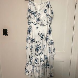 spaghetti strap floral dress